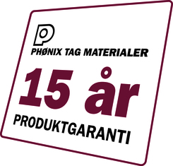 15 aars produktgaranti